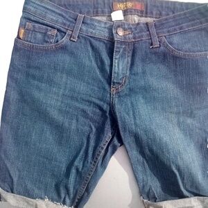 Women's Mogg Maggie Mae Cut Off Jean Shorts sz 32 Made In USA 99% Cotton